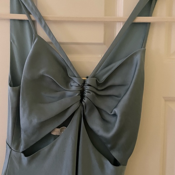 Blue SIMKHAI Josette slip dress with cutouts - Picture 15 of 15